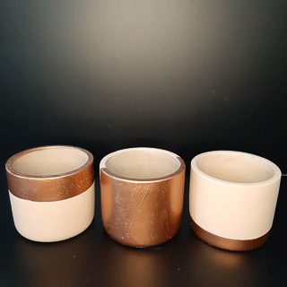 Trio Vaso Cimento Pequeno