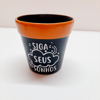 Vaso com Frase Mdio