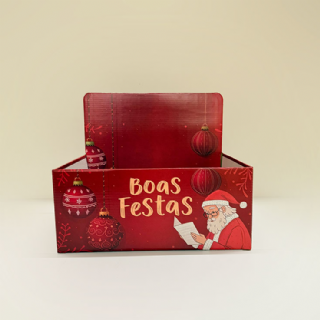 Caixa Display Cartas Papai Noel G - Pacote c/5 und