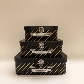 Maleta R�gida Listrada - Kit c/3 und