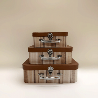 Maleta R�gida Decorada - Kit c/3 und