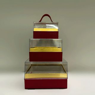 Caixa R�gida c/ Acr�lico - Kit c/3 und