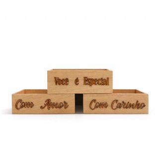 Bandeja M c/ escrita alto relevo