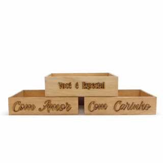 Bandeja G c/ escrita alto relevo