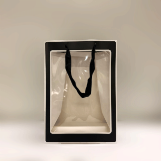 Sacola de Presente c/ visor - Pacote c/10 und