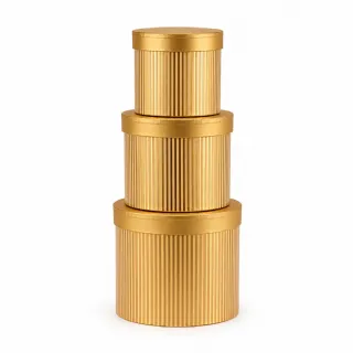 Caixa Box R�gida Metalizada - Kit c/3 und