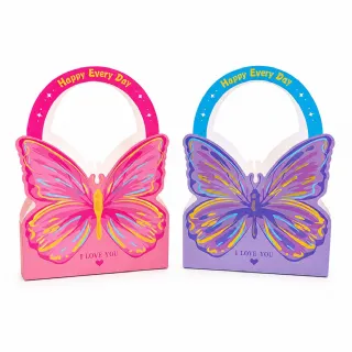 Cesta Retangular Catonada Borboleta - Pacote c/10 und