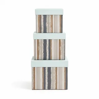 Caixa Quadrada R�gida - Kit c/3 und