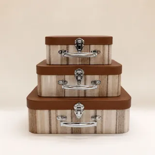 Maleta R�gida Decorada - Kit c/3 und