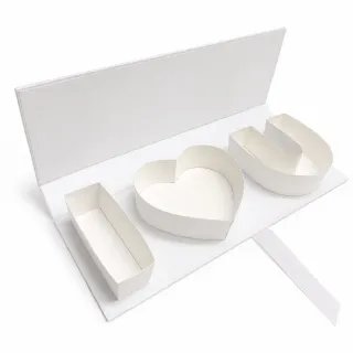 Caixa R�gida Retangular I Love You - und