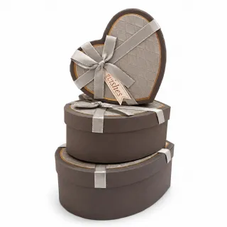 Caixa Cora��o R�gido - Kit c/ 3 und
