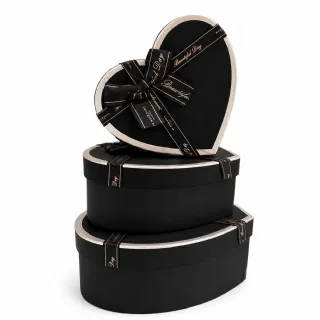 Caixa Cora��o R�gido - Kit c/ 3 und
