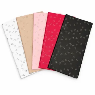 Poli Coreano Cora��o - Pacote c/ 20 folhas