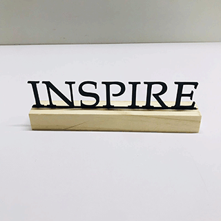 Placa Decorativa Inspire