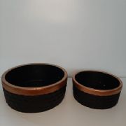 Jogo Vasos Ikebana Cimento