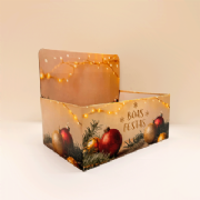 Caixa Display Boas Festas Creme G - Pacote c/5 und