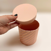 Caixa Box R�gida Listrada - Kit c/3 und