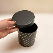 Caixa Box R�gida Listrada - Kit c/3 und