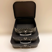 Maleta R�gida Listrada - Kit c/3 und