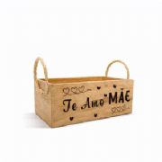 Caixa kit Retangular Cole��o M�e - Para 2 pote 11 und