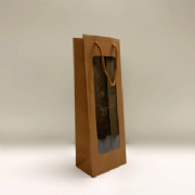 Sacola de Vinho c/ visor - Pacote c/10 und