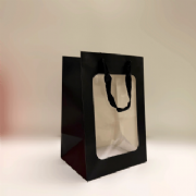 Sacola de Presente c/ visor - Pacote c/10 und