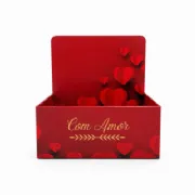 Caixa Display Cora��es Com Amor P - Pacote c/5 und