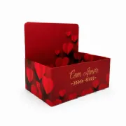 Caixa Display Cora��es Com Amor G - Pacote c/5 und