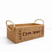 Caixa kit Retangular - Para 2 pote 11 - Cole��o Carinho und
