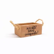 Cachep� para 2 mini Suculentas - Cole��o Acredite und