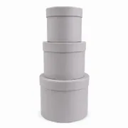 Caixa Box R�gida Veludo - Kit c/3 und