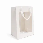 Sacola de Presente c/ visor - Pacote c/10 und