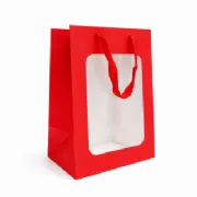Sacola de Presente c/ visor - Pacote c/10 und