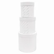 Caixa Box R�gida Listrada - Kit c/3 und