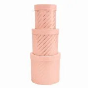 Caixa Box R�gida Listrada - Kit c/3 und
