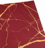 Poli Coreano Decorado Marmorizado - Pacote c/ 20 folhas