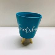 Cachep� com Frase e P� M�dio