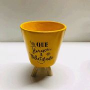 Cachep� com Frase e P� M�dio