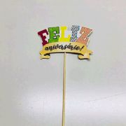 Pick Feliz Anivers�rio c/10un