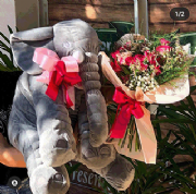 Elefante de Pel�cia 42cm - und