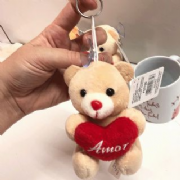 Caneca Rom�ntica c/Chaveiro de Urso - und