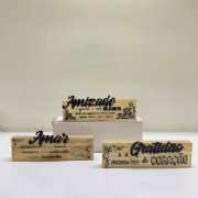 Placa decorativa - Kit c/3 und