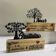 Placa Decorativa - Kit c/3 und