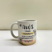 Caneca Splash Dourada  Av�s - und