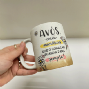 Caneca Splash Dourada  Av�s - und