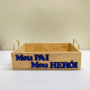 Bandeja G c/ escrita alto relevo - Cole��o Pai und