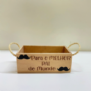 Caixa kit Retangular - Para 2 pote 11 - Cole��o Pai und