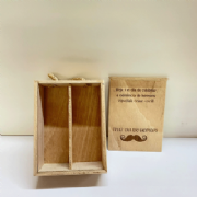 Caixa Porta Bebida c/Tampa M - Cole��o Homem und