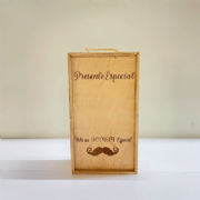 Caixa Porta Bebida c/Tampa G - Cole��o Homem und