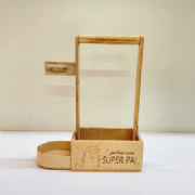 Cesta Porta Vinho Lateral M - Cole��o Pai